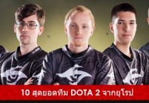 สุดยอดทีม DOTA 2 จากยุโรป