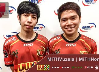 MiTHNongBon และ MiTHVuzela ได้อันดับ 3-4 ร่วม SuperCup สิงหาคม